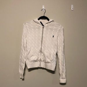 Ralph Lauren Zip-Up Fisherman Sweater
